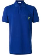 Versace Collection Double Pocket Polo Shirt - Blue