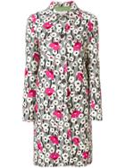 Valentino Falling Flowers Coat - White