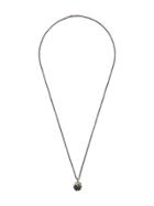 Tobias Wistisen Distressed Stone Necklace - Metallic