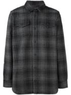 Off-white Oversize Checked Shirt, Men's, Size: Xl, Black, Acrylic/polyester/wool/other Fibers