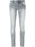 Philipp Plein Artistic Slim Fit Jean, Women's, Size: 29, Grey, Cotton/spandex/elastane