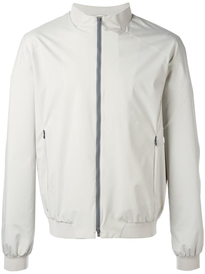 Herno Zipped Bomber Jacket - Nude & Neutrals
