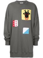 Jw Anderson Oversized Sweatshirt - Grey