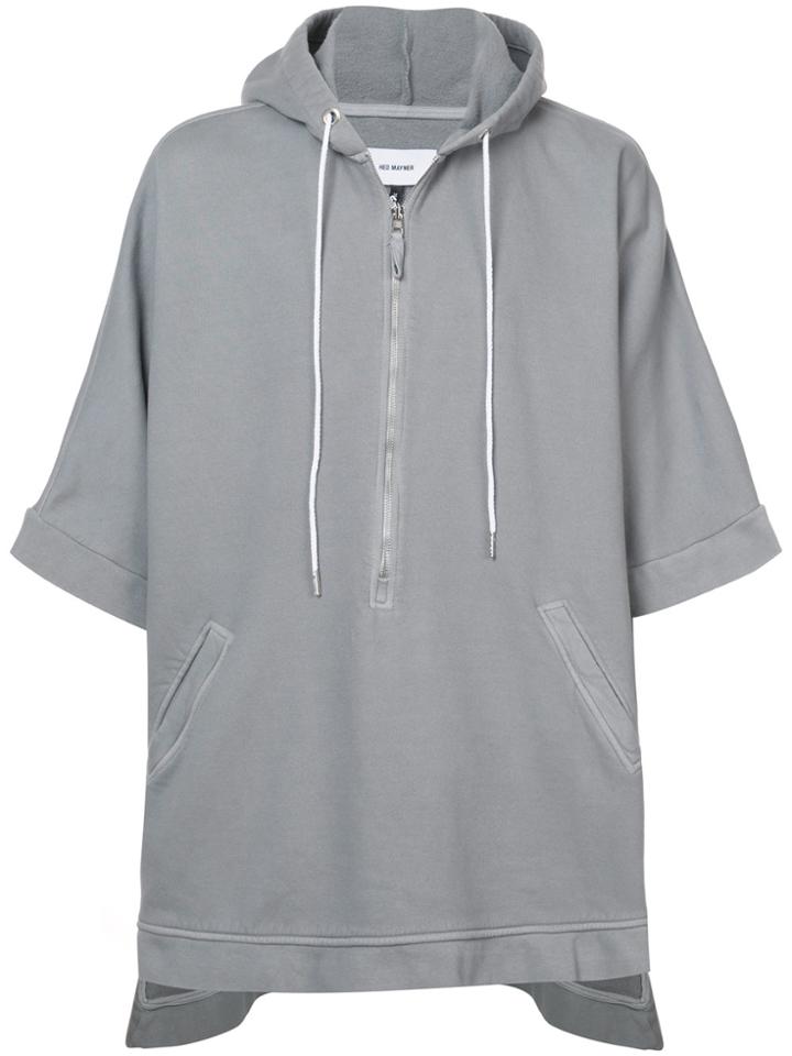 Hysteric Glamour Full Zip Sweatshirt With Print - Grey