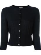 N.peal - Superfine Cropped Cardigan - Women - Cashmere - M, Black, Cashmere