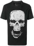 Philipp Plein Strass Skull T-shirt - Black