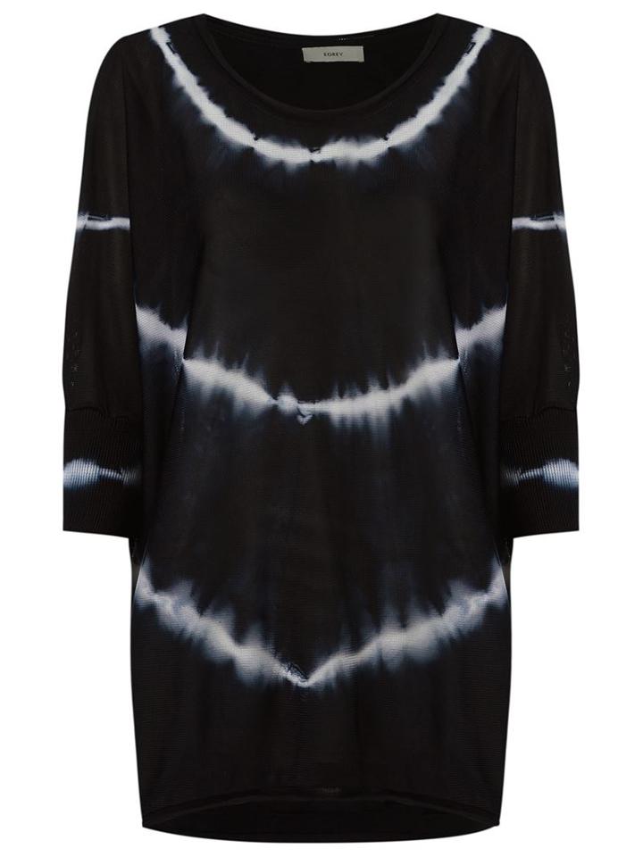 Egrey Tie-dye Print Blouse