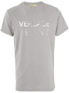 Versace Jeans - Logo Print T-shirt - Men - Cotton - M, Grey, Cotton