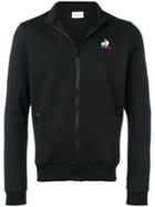 Le Coq Sportif Front Zip Sweatshirt - Black