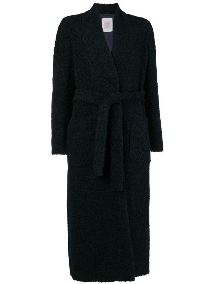 Eleventy Textured Robe - Blue