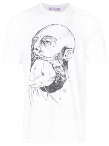 Private Policy Graphic T-shirt - White