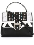 Paula Cademartori Fringe Embellished Shoulder Bag - Black