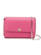 Valextra Small Chain Strap Shoulder Bag, Women's, Pink/purple