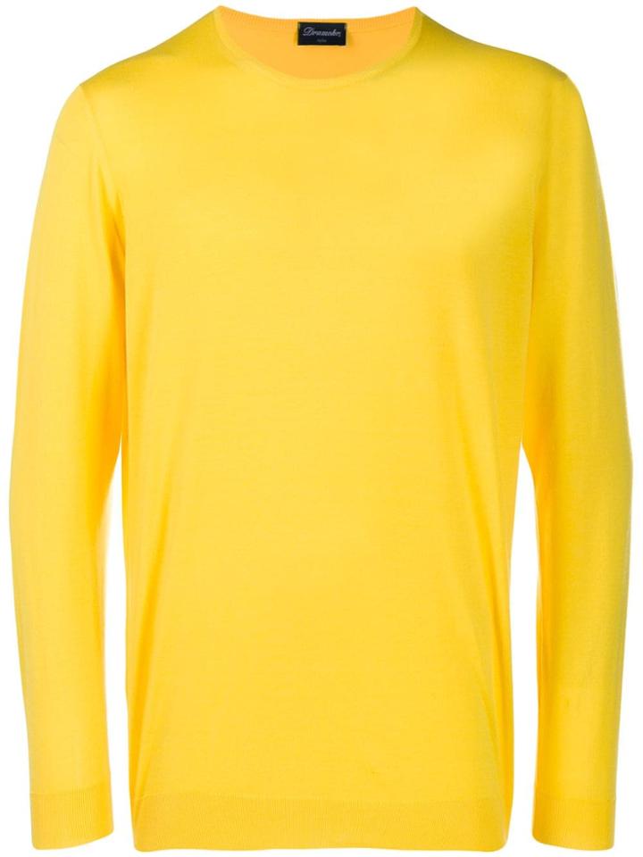 Drumohr Fine Knit Jumper - Yellow