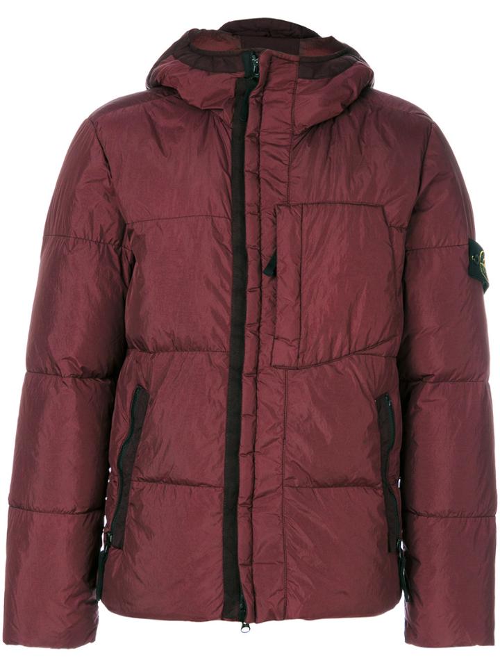 Stone Island Shell Puffer Jacket - Red