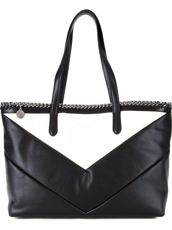 Stella Mccartney 'falabella' Open Top Tote, Women's, Black
