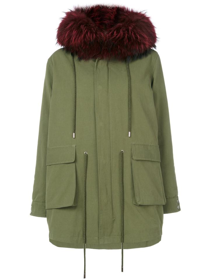 Cara Mila Julia Fox Lined Parka - Jewels - Green