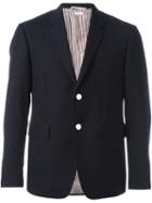 Thom Browne Classic Blazer, Men's, Size: 2, Blue, Cupro/wool