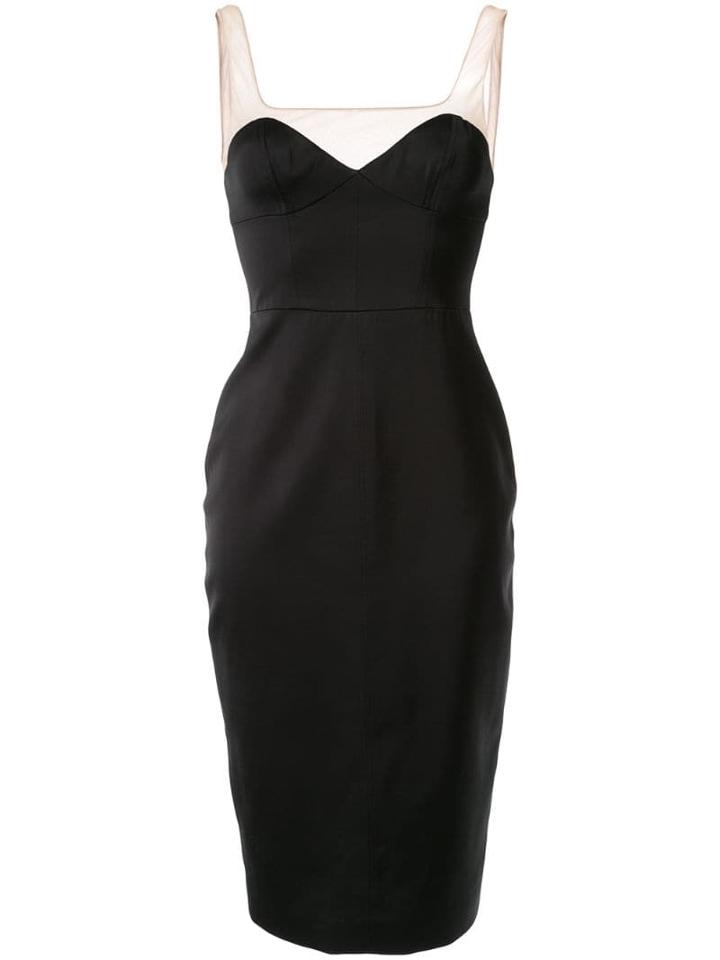 Manning Cartell Sweetheart-neck Dress - Black