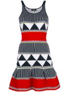 Dsquared2 Geometric Panel Knitted Dress - Multicolour