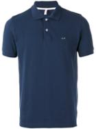 Sun 68 - Contrast Logo Polo Shirt - Men - Cotton/spandex/elastane - M, Blue, Cotton/spandex/elastane