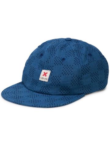 Best Made Company The Japanese Checkerboard Ball Cap - Blue