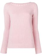 Aragona Cashmere Knit Sweater - Pink