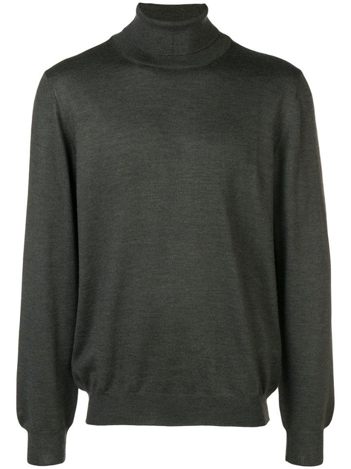 Barba Basic Jumper - Green