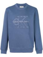 Calvin Klein Jeans Logo Sweatshirt - Blue