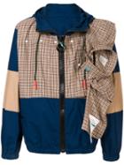 Maison Mihara Yasuhiro Contrast Panel Windbreaker Jacket - Brown