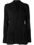 Yohji Yamamoto Lightweight One-button Blazer