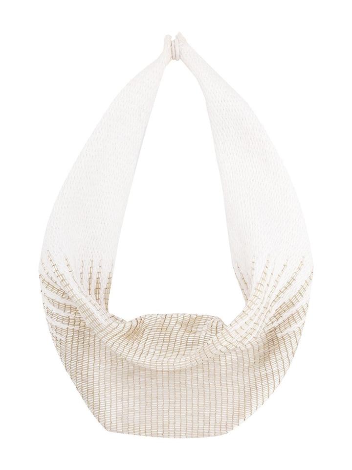 Mignonne Gavigan Heidi Scarf Necklace - White
