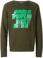 Andrea Pompilio Logo Sweatshirt - Green