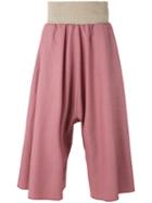 Bless - Houndstooth Wide Leg Cropped Trousers - Unisex - Virgin Wool - S, Pink/purple, Virgin Wool