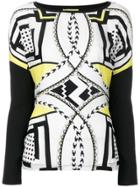 Versace Jeans Printed Blouse - White