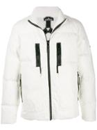 Stone Island Shadow Project Zipped Padded Jacket - White