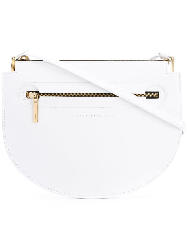 Victoria Beckham - New Moonlight Crossbody Bag - Women - Calf Leather - One Size, White, Calf Leather