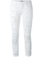 Faith Connexion - Cropped Jeans - Women - Cotton/spandex/elastane - 28, White, Cotton/spandex/elastane