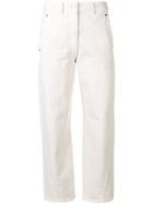 Lemaire Classic Straight-leg Trousers - White