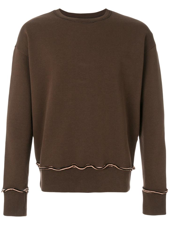 Maison Margiela Raw Edge Sweatshirt - Brown