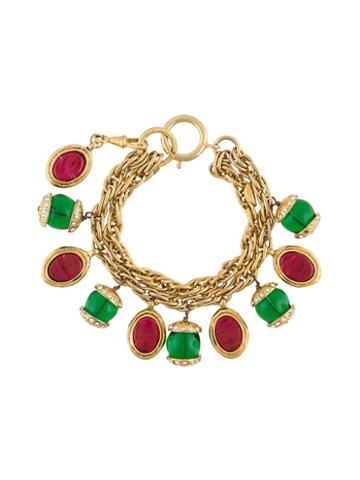Chanel Vintage Filigree Gripoix Bracelet