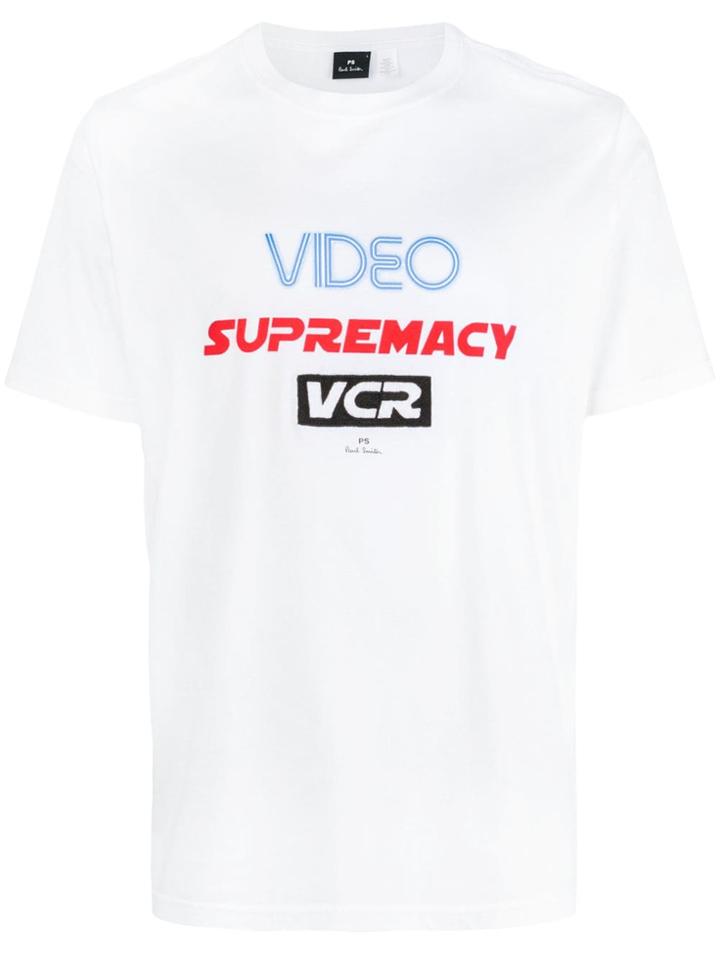 Ps Paul Smith Video Supremacy T-shirt - White