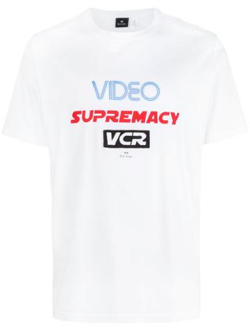 Ps Paul Smith Video Supremacy T-shirt - White