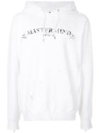 Mastermind World Front Printed Hoodie - White