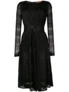 Missoni Textured Zig Zag Midi Dress - Black