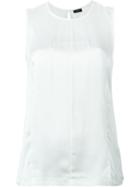Joseph Tailored Blouse, Women's, Size: Small, White, Silk/cotton