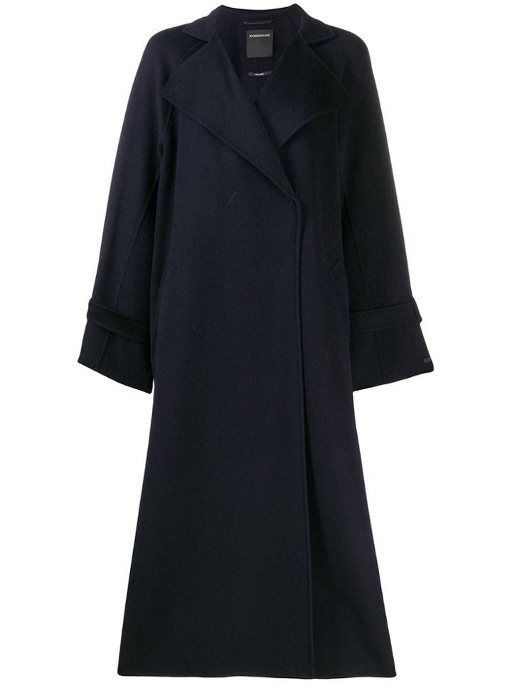 Sport Max Code Oversized Coat - Blue