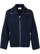 Acne Studios Zippered Sweater Jacket - Blue