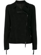 Salvatore Santoro Biker Jacket, Women's, Size: 42, Black, Leather