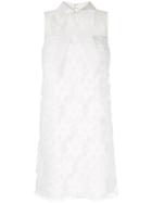 Paule Ka Pussy Bow Lace Dress - White